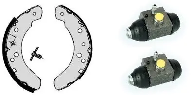 Bezpieczna płatność Zestaw szczęk hamulcowych BREMBO H 24 067