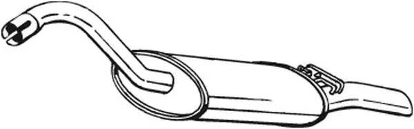 Cena promocyjna  BSL 105-017 BOSAL Tłumik AUDI COUPE 89-91 1.8,2.0, 80 86- 91 końc. /BOSAL/