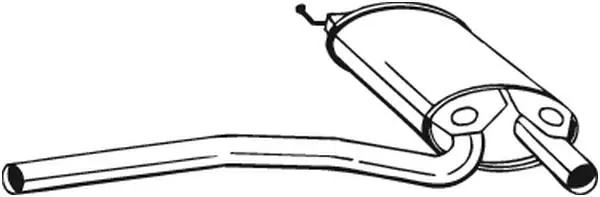Najlepsza cena  BSL 105-165 BOSAL Tłumik AUDI A4 94-00 1.6,1.9TDi środk. /BOSAL/